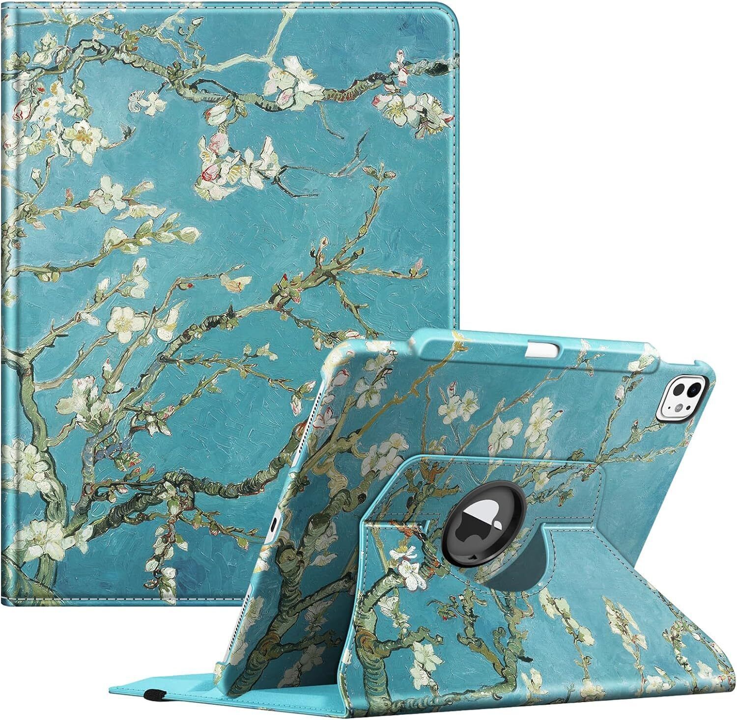 Rotating Case for iPad Pro 13-inch (M5) 2025 / (M4) 2024 Protective Stand Cover