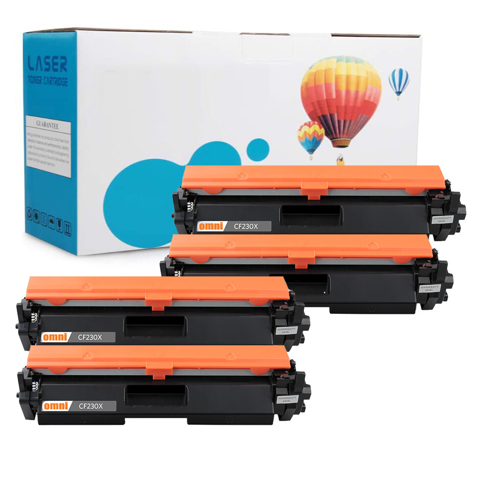 4 High Yield CF230X 30A Toner for HP 30X LaserJet Pro M203d M203dw M277fdw