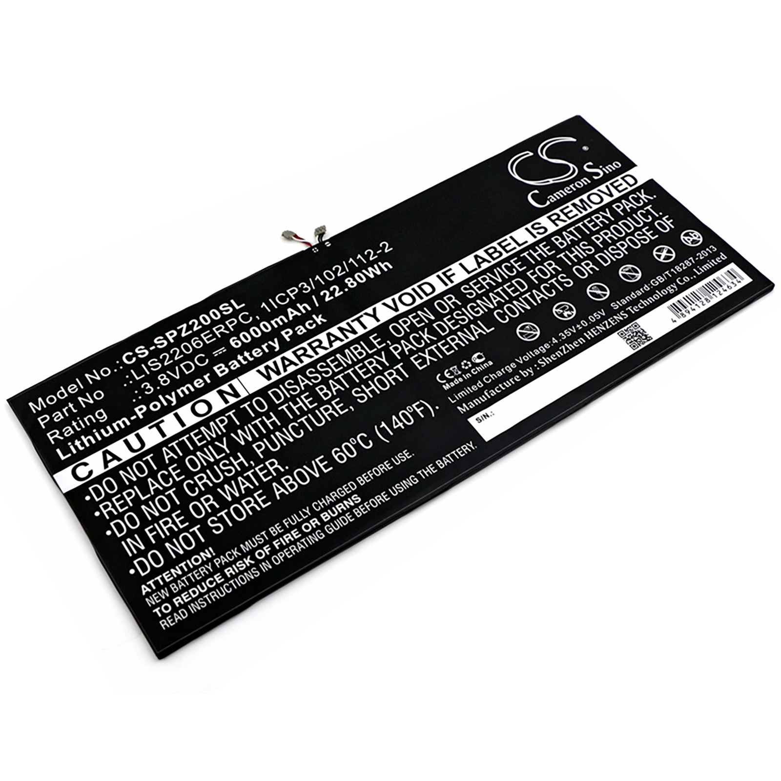 Battery for Sony Castor SGP511 SOT21 Xperia Tablet Z2 1277-3631.1B LIS2206ERPC