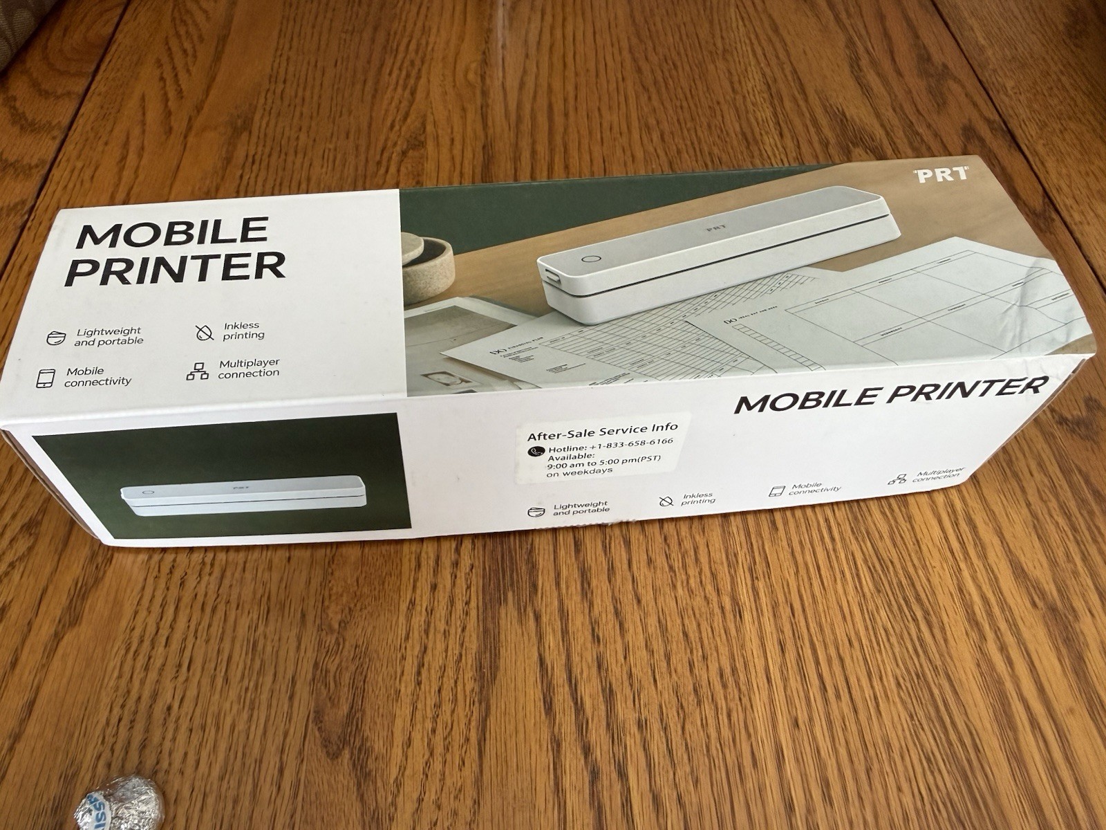 PRT Inkless Mobile Printer - Portable Inkless Printing Mobile Printer