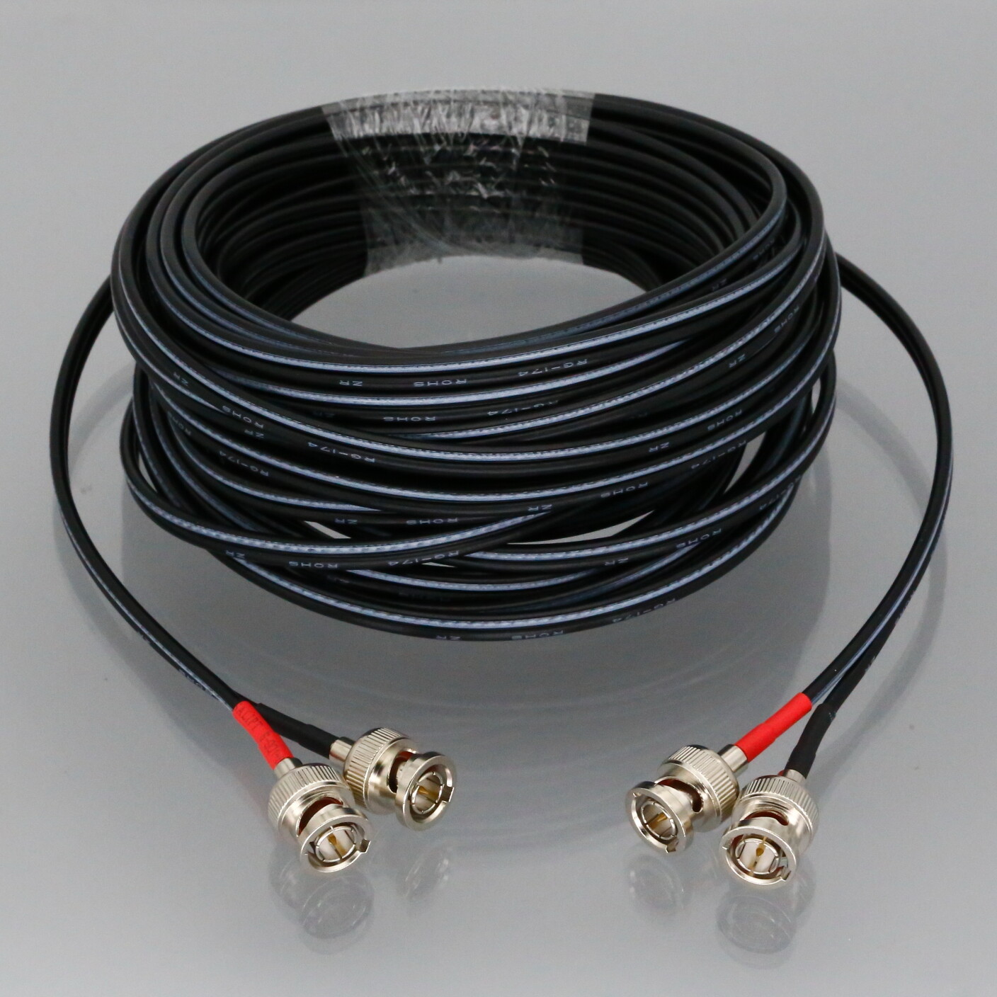 RF Coax Dual Crystal Cable BNC Male to Male 50FT DS3/T3/E3 CISCO Router Antenna