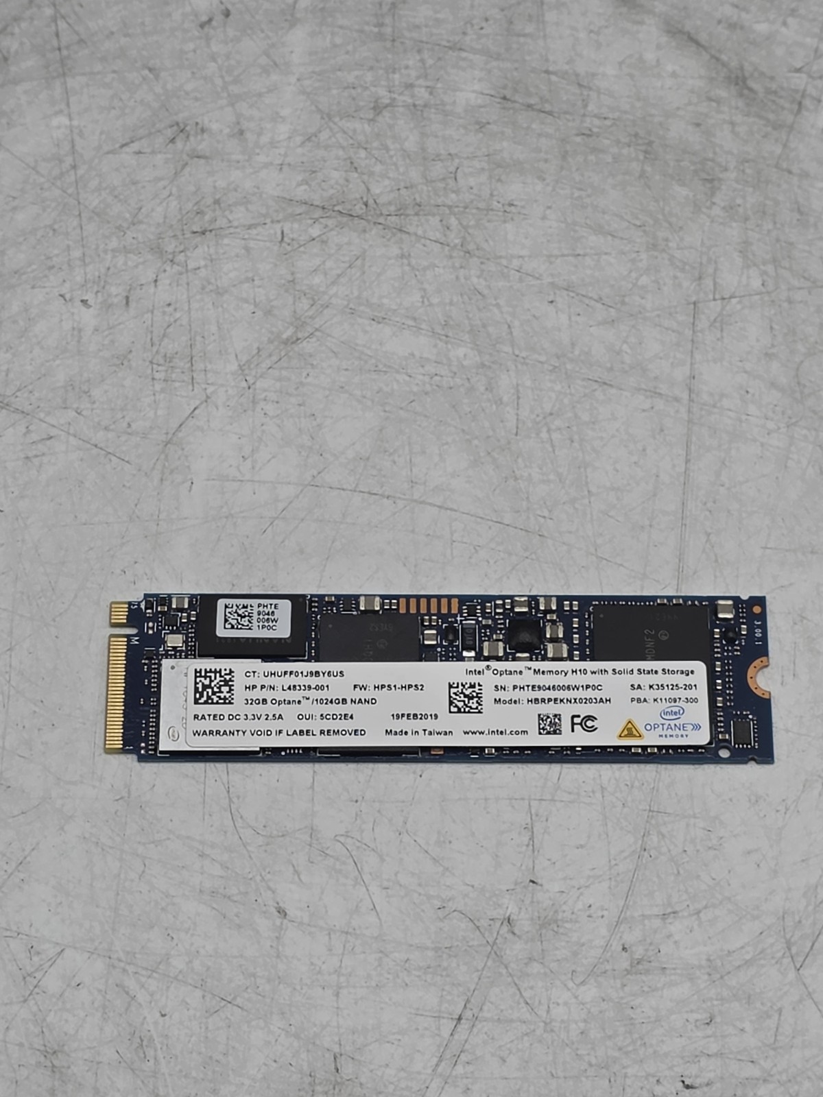 Intel 32GB/1024GB NVMe M.2 SSD Solid State Drive HBRPEKNX0203AH 