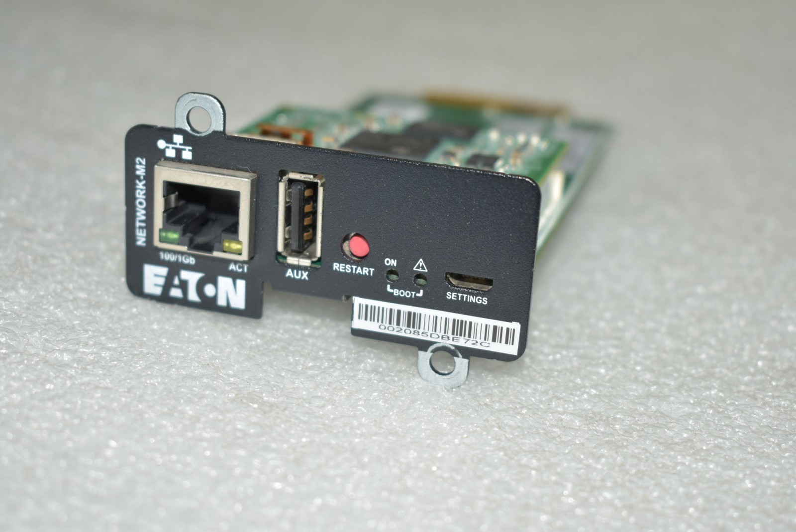 Eaton Gigabit MINI-SLOT Network M2 Card 744-A3983 SMTP, SMTPS, BOOTP, DHCP, SSH