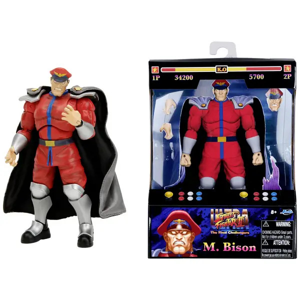 JADA TOYS 253252030 Jada Toys Street Fighter II M. Bison 6 Figure