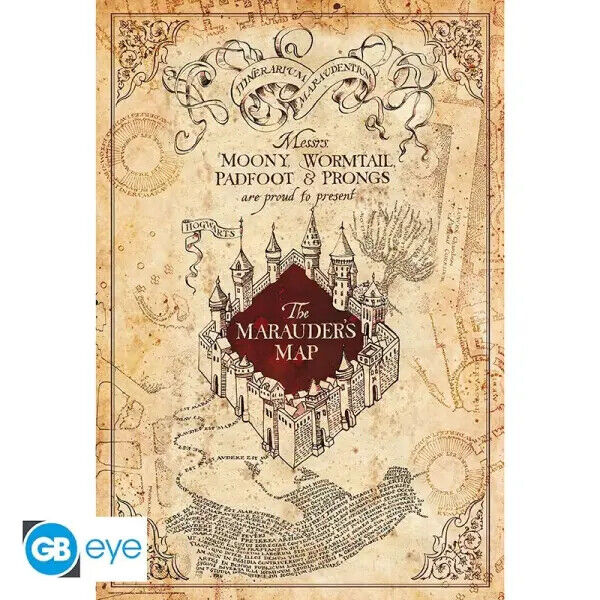 Harry Potter Poster Marauder's Map (91.5x61cm)