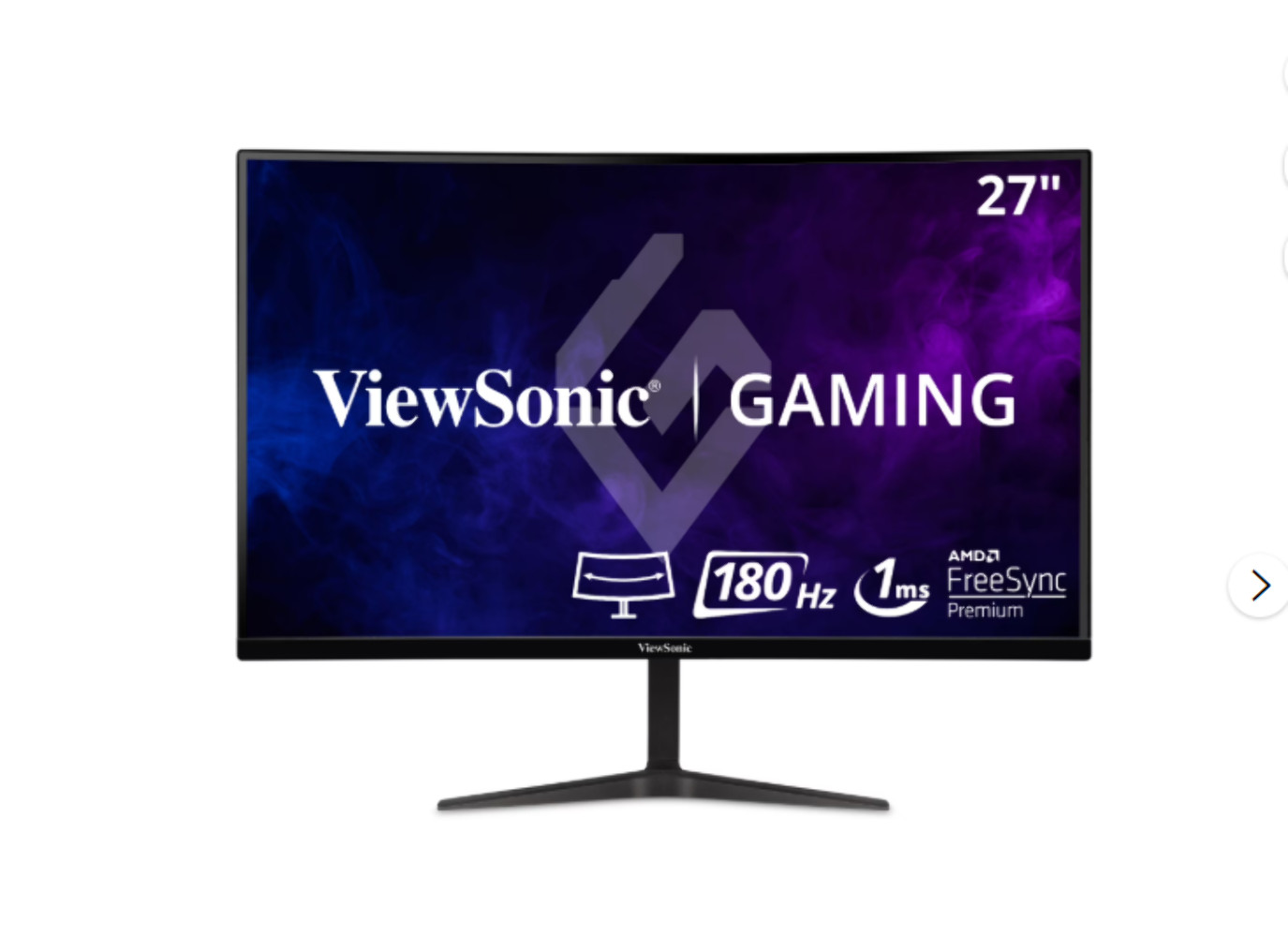 ViewSonic VX2718-PC-MHD 27 Inch Curved 1080p 1ms 180Hz Gaming Monitor with AMD F