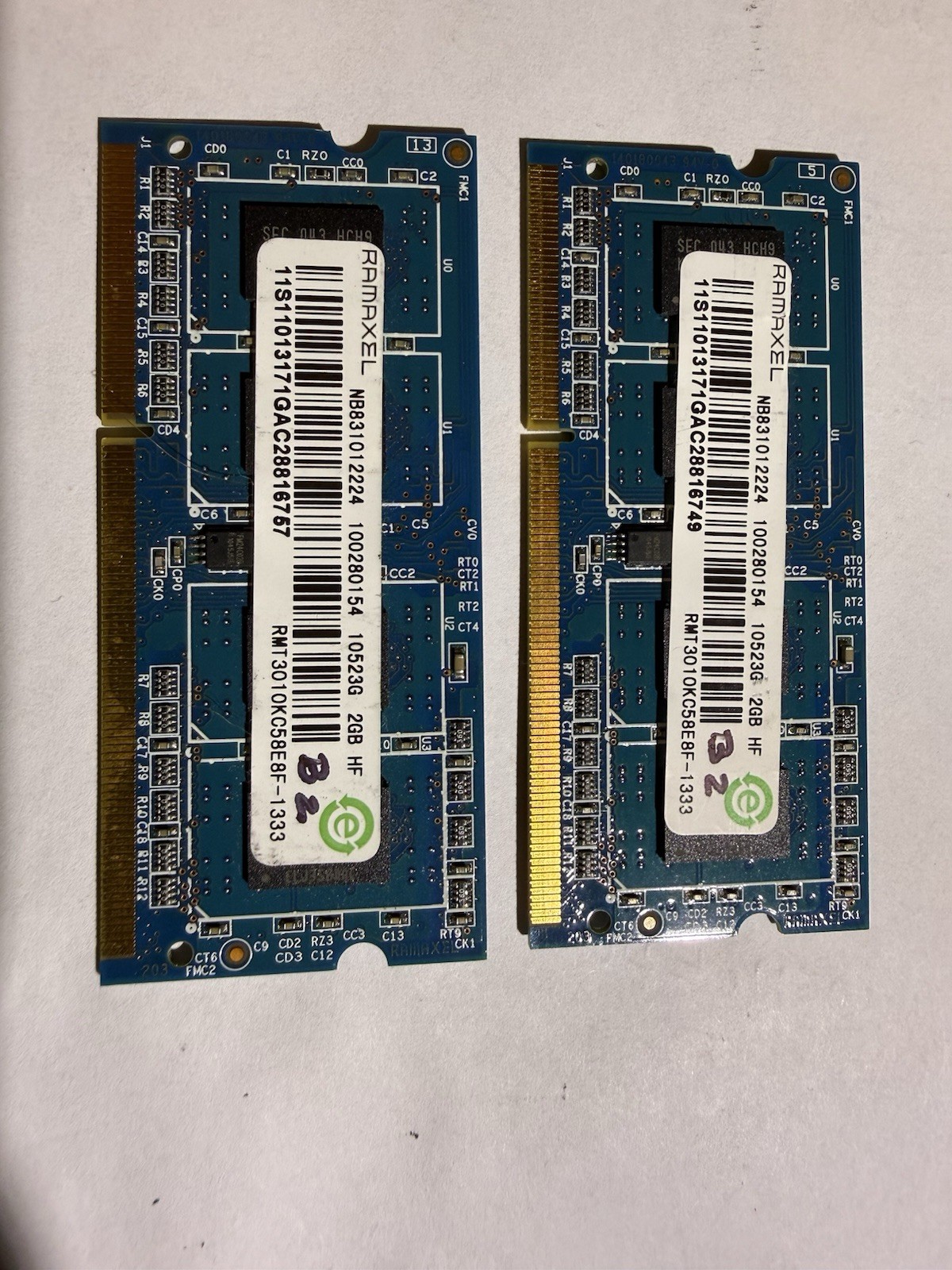 Ramaxel DDR3-1333 SO-DIMM 4GB (2x2GB) PC3-10600 204-Pin Laptop RAM