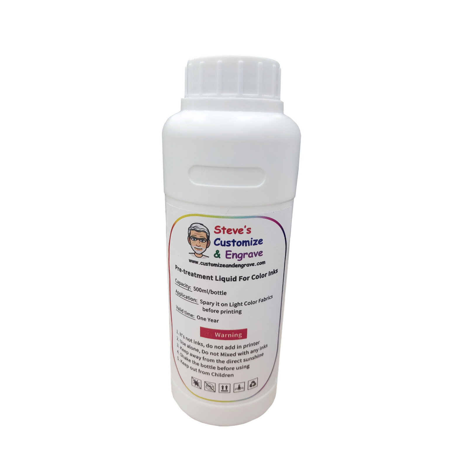 Pretreatment Solution For Color Inks 500ml Textile Garment DTG Printer