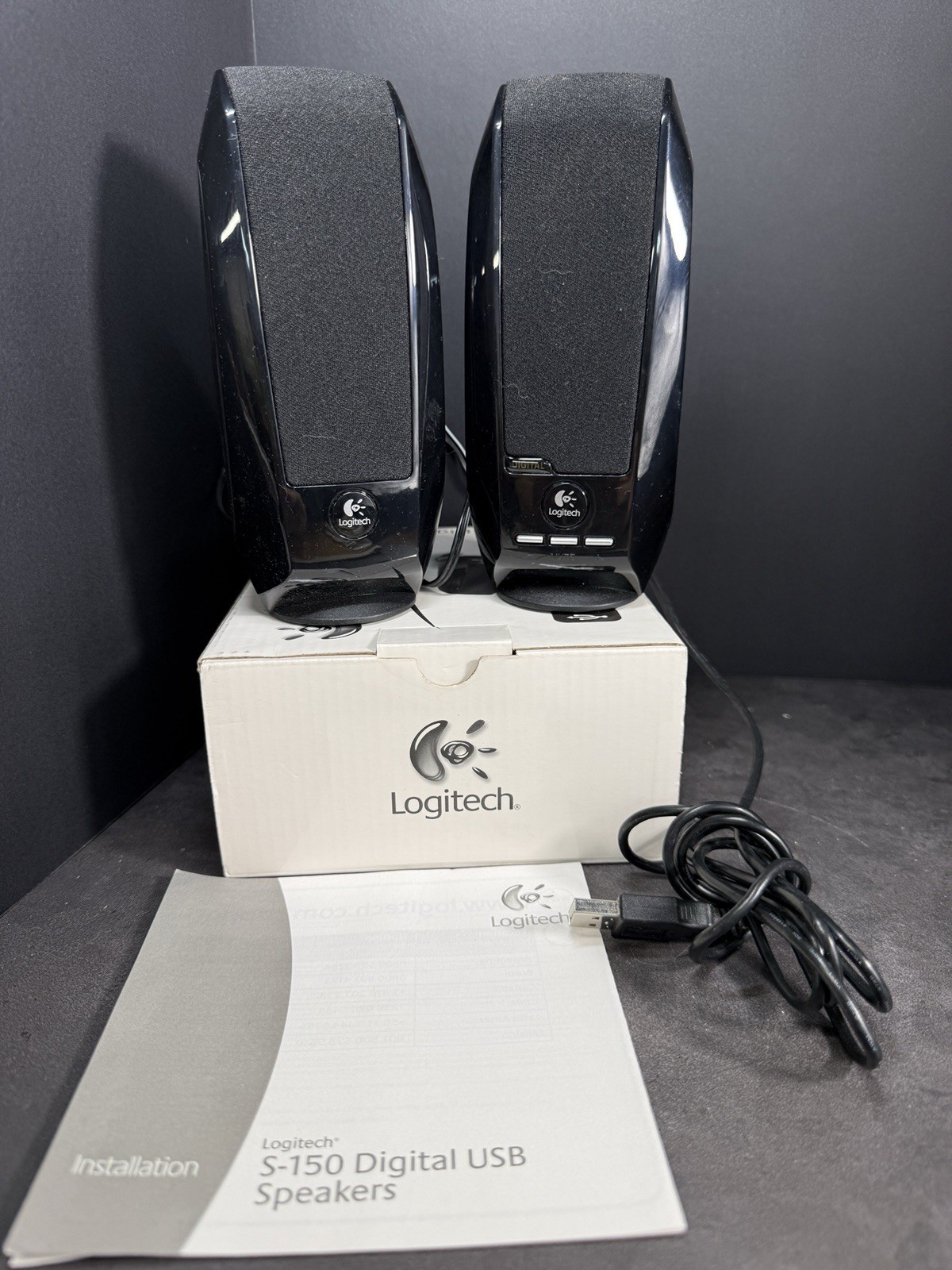 Logitech S150 2.0 USB Digital Speakers Black 980000028
