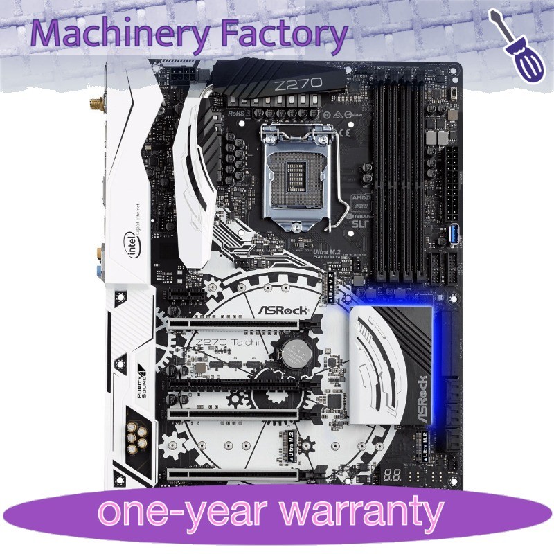 1PCS FOR ASRock Z270 Taichi 6/7th Gen LGA1151 64GB HDMI Display Motherboard Tes