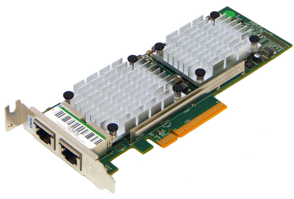 IBM 2-Port 10GbE BaseT RJ45 EN0X PCIe2 Adapter 00E2714 00E2718 Low Profile Brack