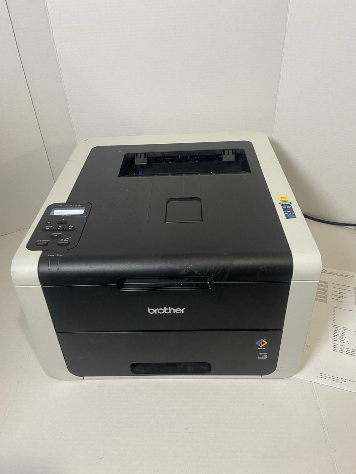 Brother HL-3170CDW WIFI Digital Color Printer Networking and Duplex 100% Ink