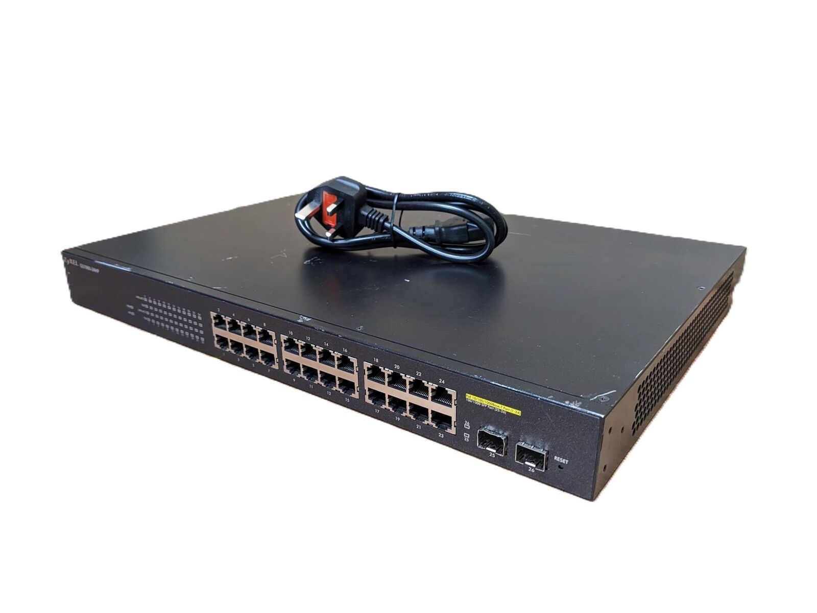 ZYXEL GS1900-24HPv2 24 Port PoE Smart Gigabit Switch + PSU Cable