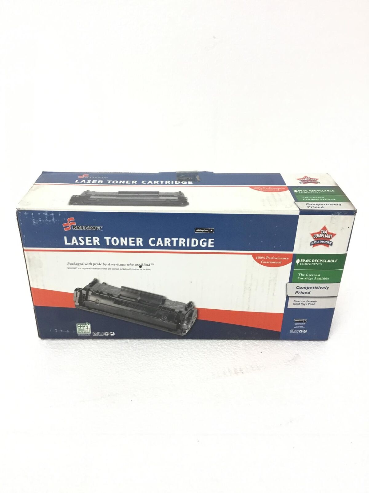 New Ability One Skilcraft Nsn #7510-01-683-3775 Toner Replaces Cb436x Freeship