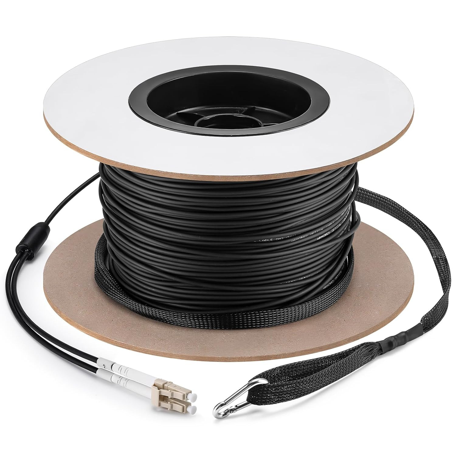 500Ft (150 Meters) OM3 LC to LC 2 Core 10GB Multimode Fiber Cable