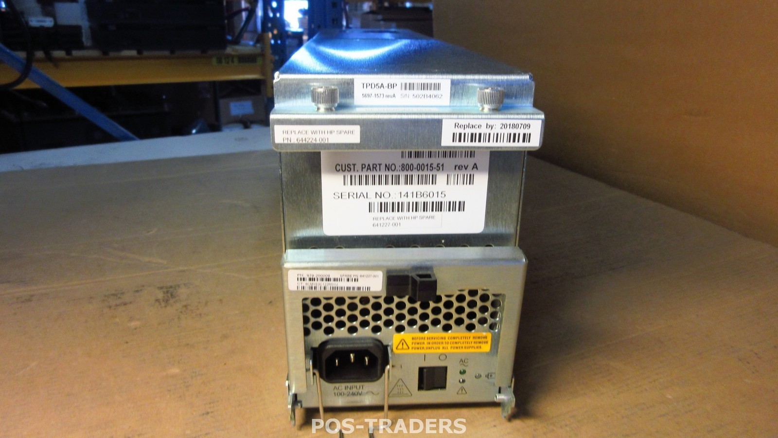 HP 644224-001 | 3Par Battery Module E/F Class PSU - PULLED FROM HP QL226B