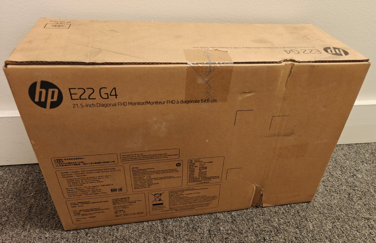 NEW HP E22 G4 FHD 1080p 16:9 DP HDMI VGA IPS Monitor - 9VH72AA#ABA