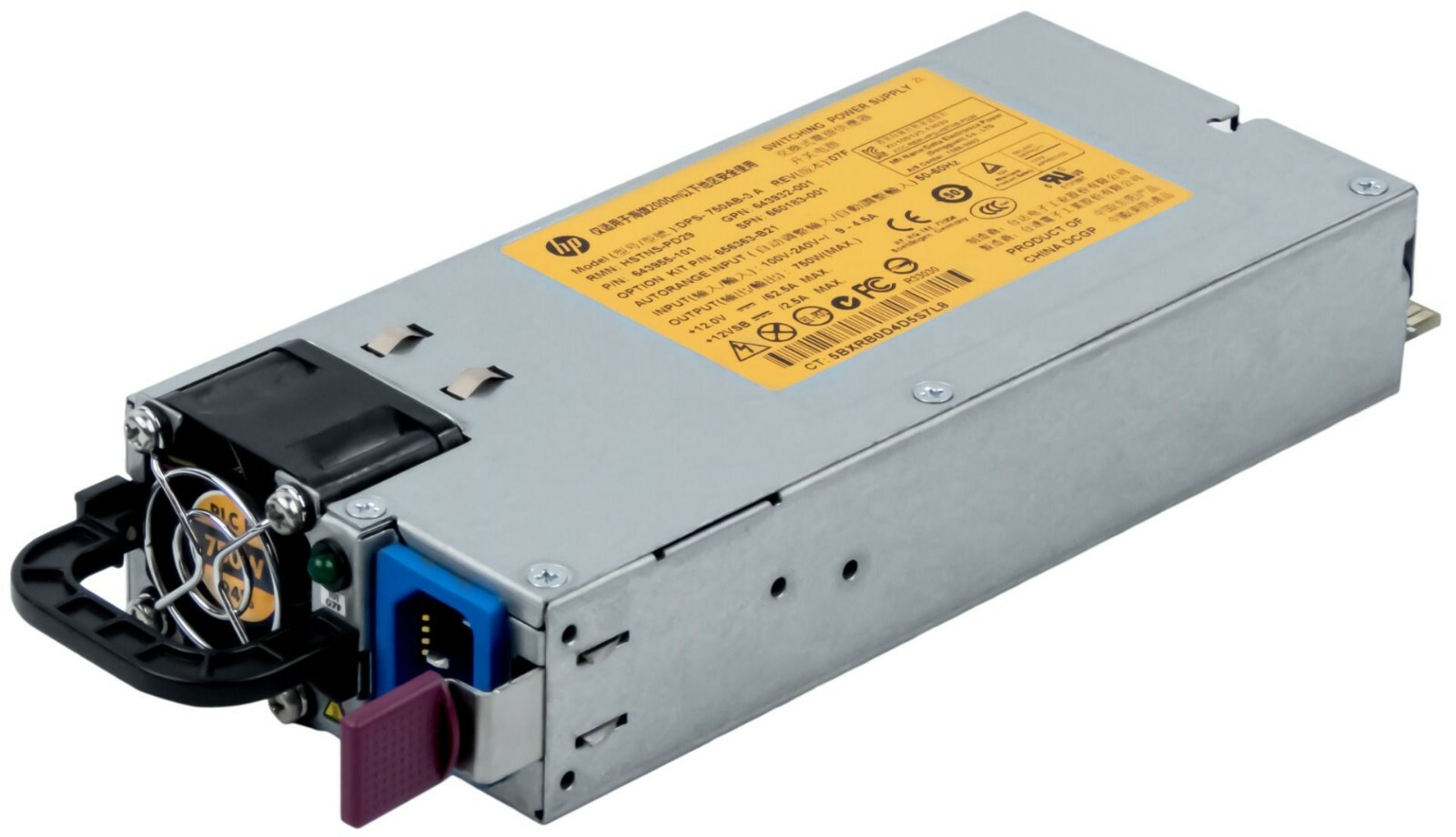 POWER SUPPLIES HP 660183-001 750WATT 643955-101 DPS-750AB-3A ML350 DL380 DL388P - SG