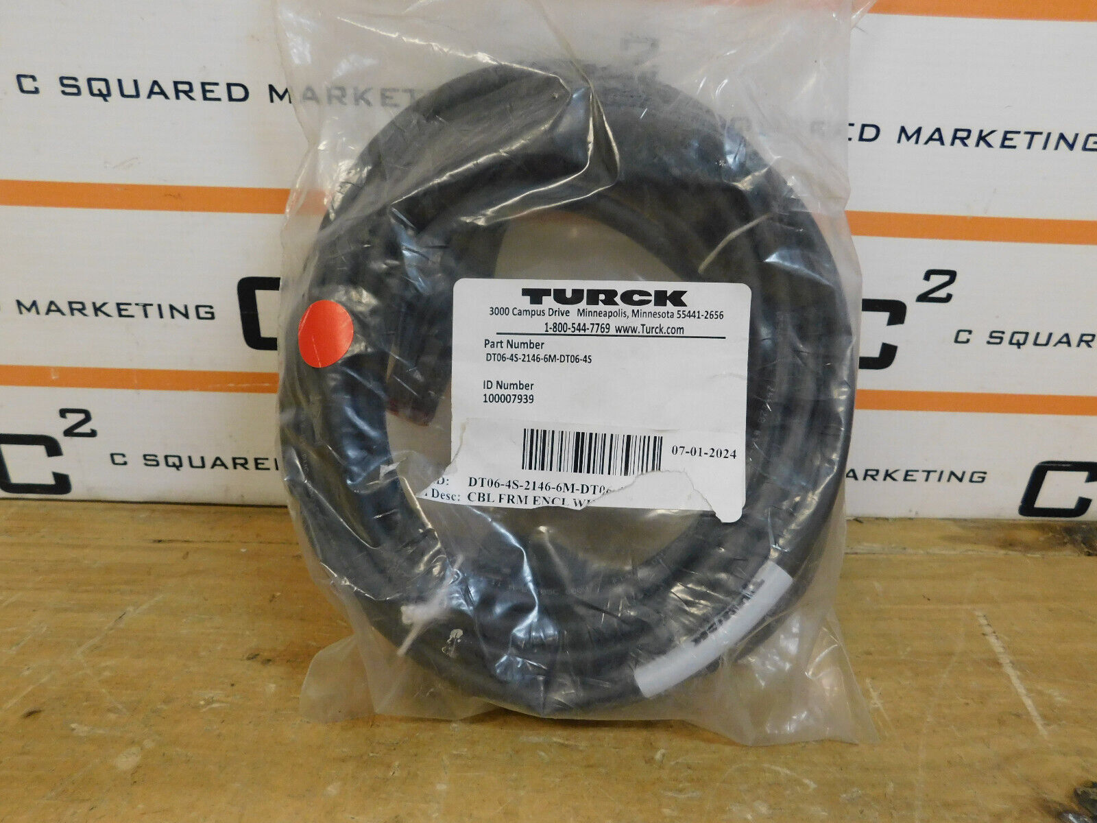 Turck DT06-4S-2146-6M-DT06-4S ID# 100007939 Cable  New in Bag CSQ