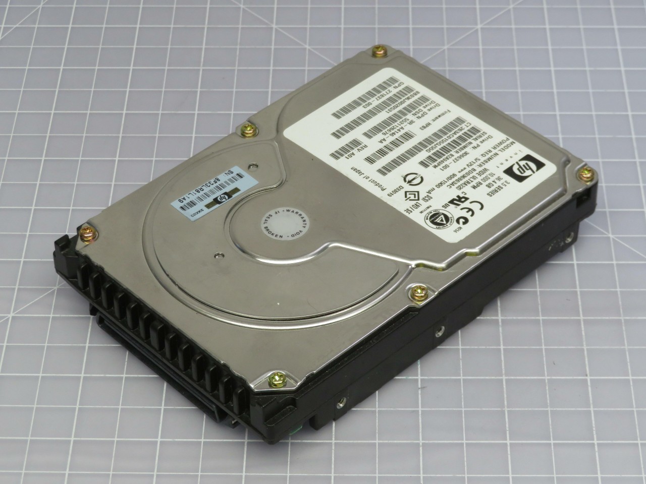 HP BD036863AC 306637-001 36.4 GB 3.5 SERIES 10000 RPM HARD DRIVE DISK T188576