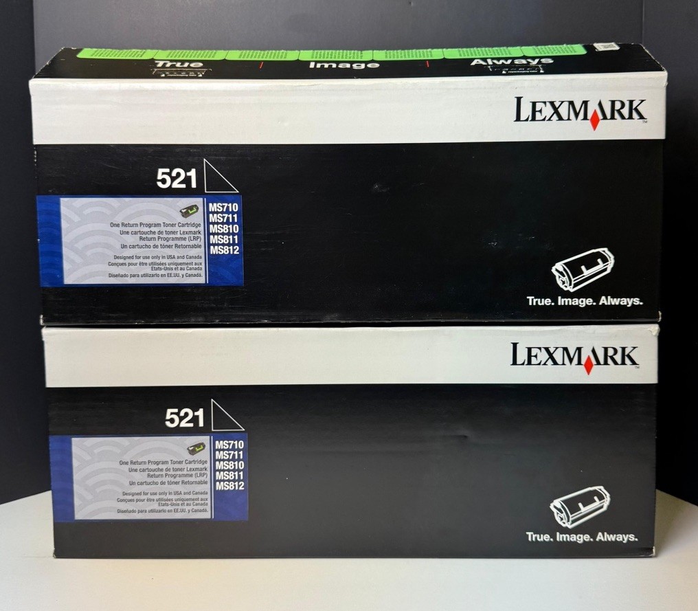 Lexmark 52D1000 521 Black Toner Cartridge OEM – Fits MS710 MS711 MS810 Series