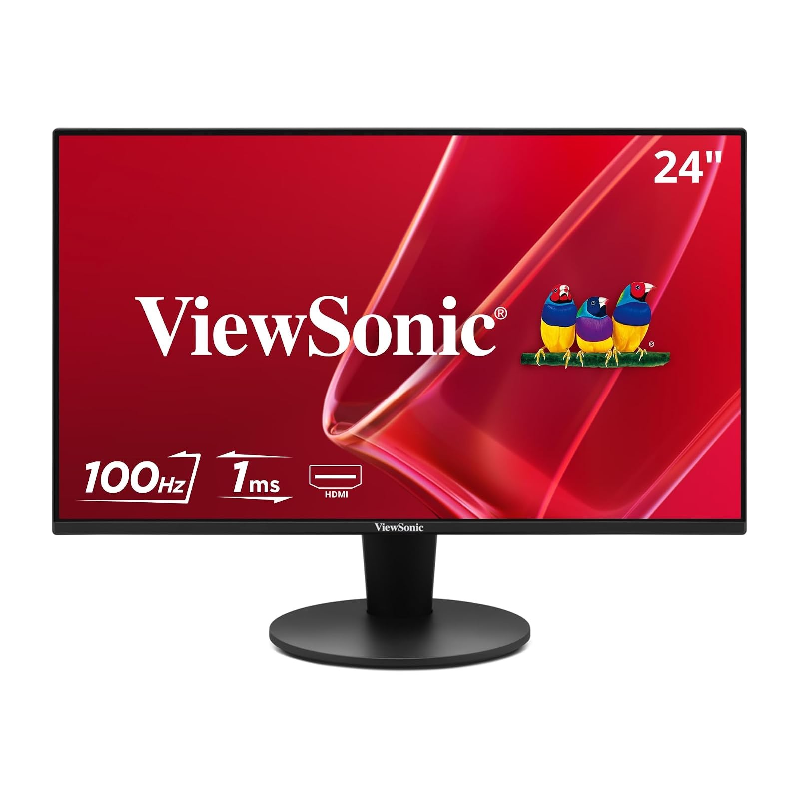 ViewSonic 24 Inch Monitor 1080p 100Hz Home Office