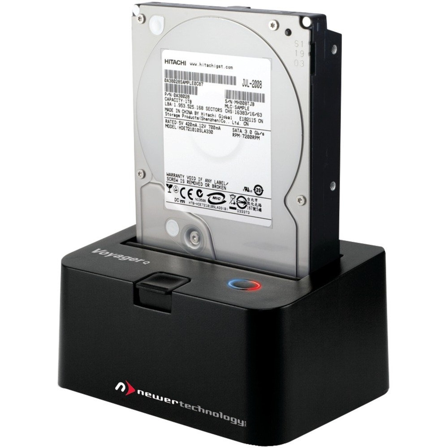 NewerTech Voyager S3, 0GB Drive Dock Enclosure, USB 3.0 Interface, SATA 6Gb/s...