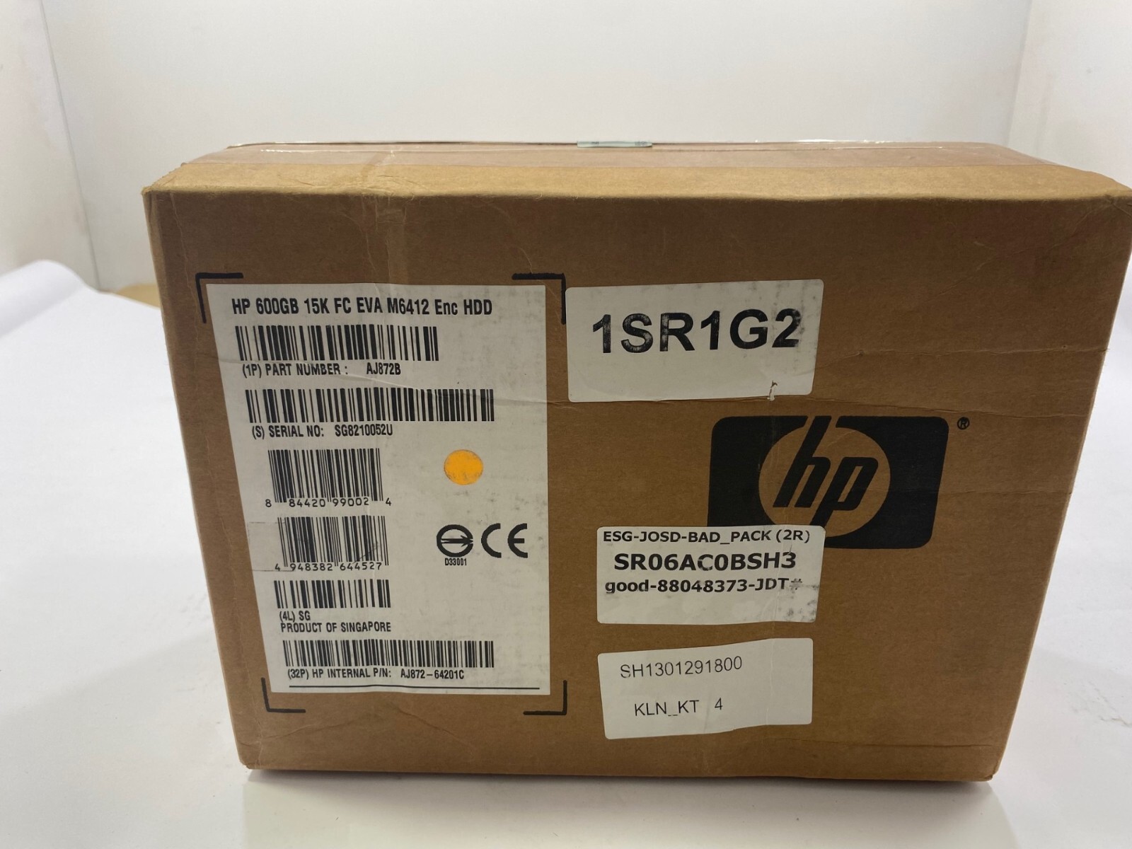 AJ872B - 3x HPE EVA M6412A 600GB 4GB FC 15K 3.5" LFF Hard Drive