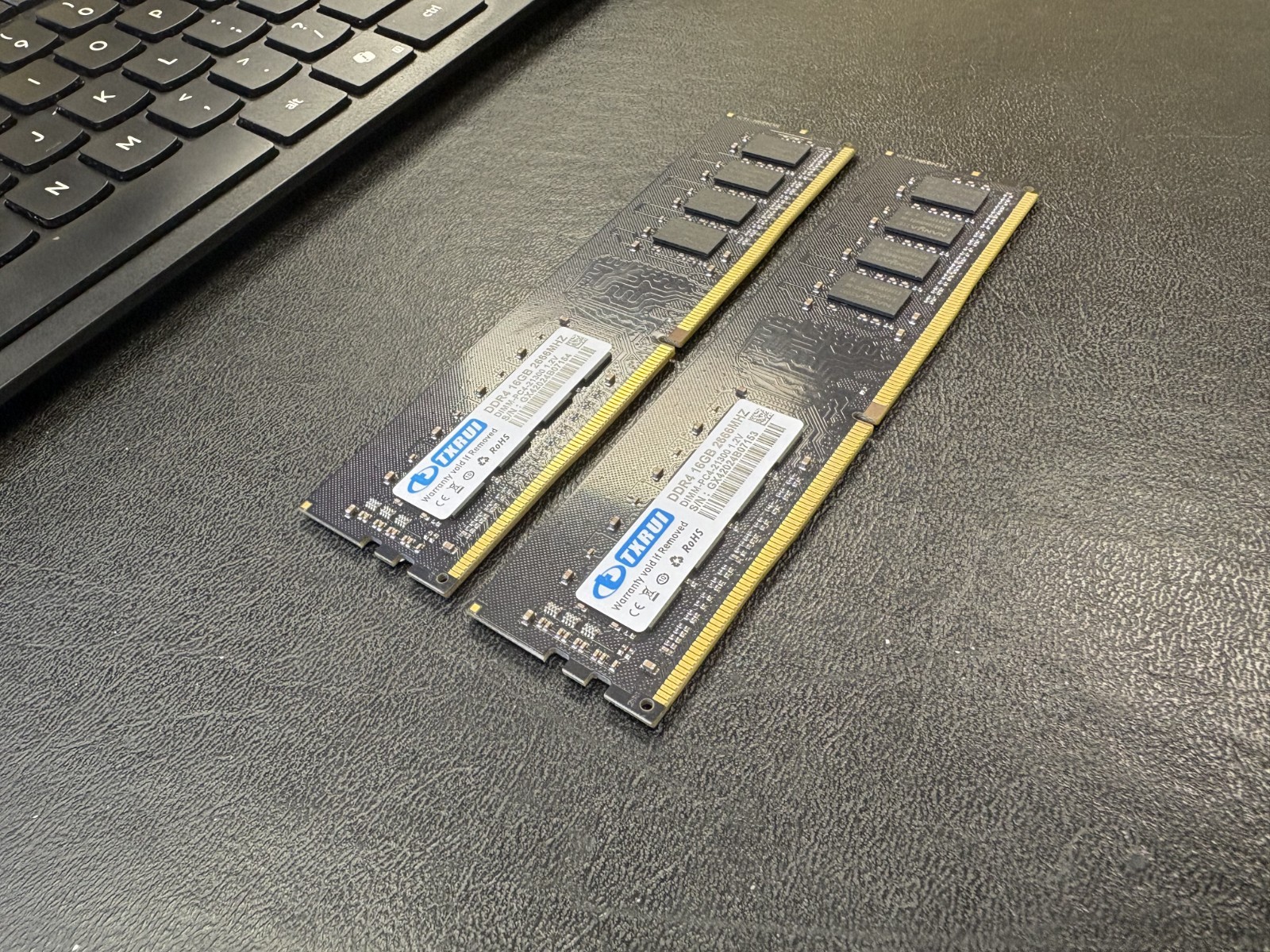 TXRUI DDR4 16GB 2666mhz DIMM-PC4-21300 1.2V - Package of two