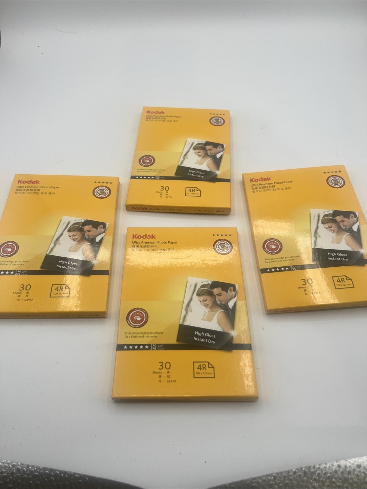Kodak Ultra Premium Photo Paper 4 x 6 High Gloss 120 Sheets Sealed Lot of 4 X 30