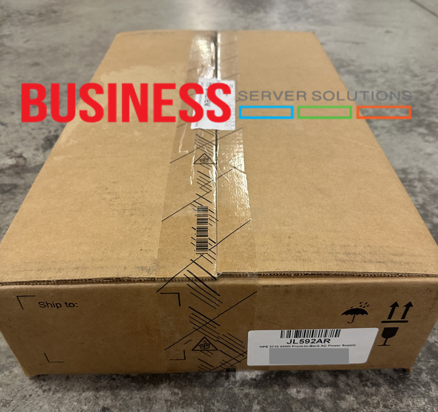 HPE 5710 450W Front-to-Back AC Power Supply RENEW JL592A