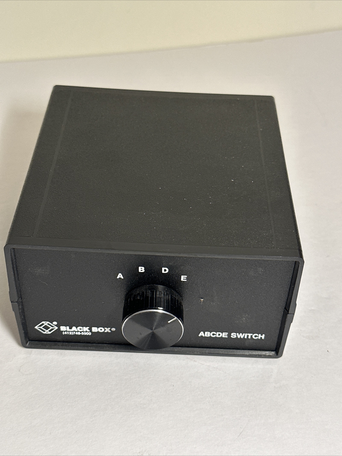 BLACK BOX MODEL SW050L-FFFFF - 4 POSITION SWITCH ABDE WITH 5 TERMINALS