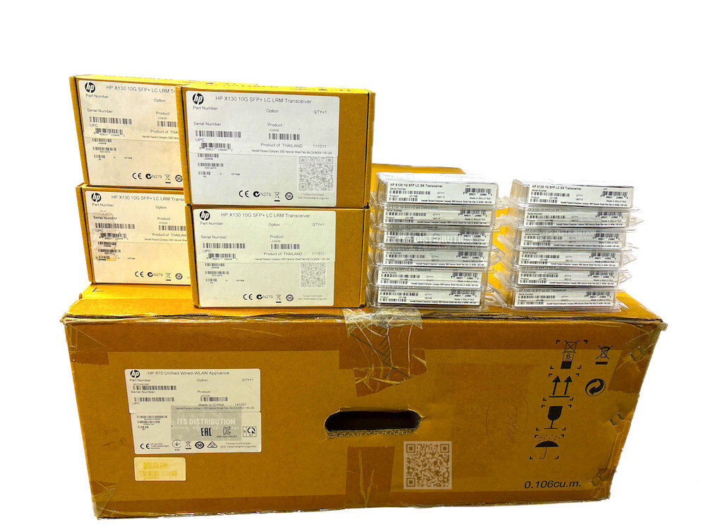JG723A I BUNDLE New HPE 870 Unified Wired-WLAN Appliance + 4x JD093B 12x JD118B