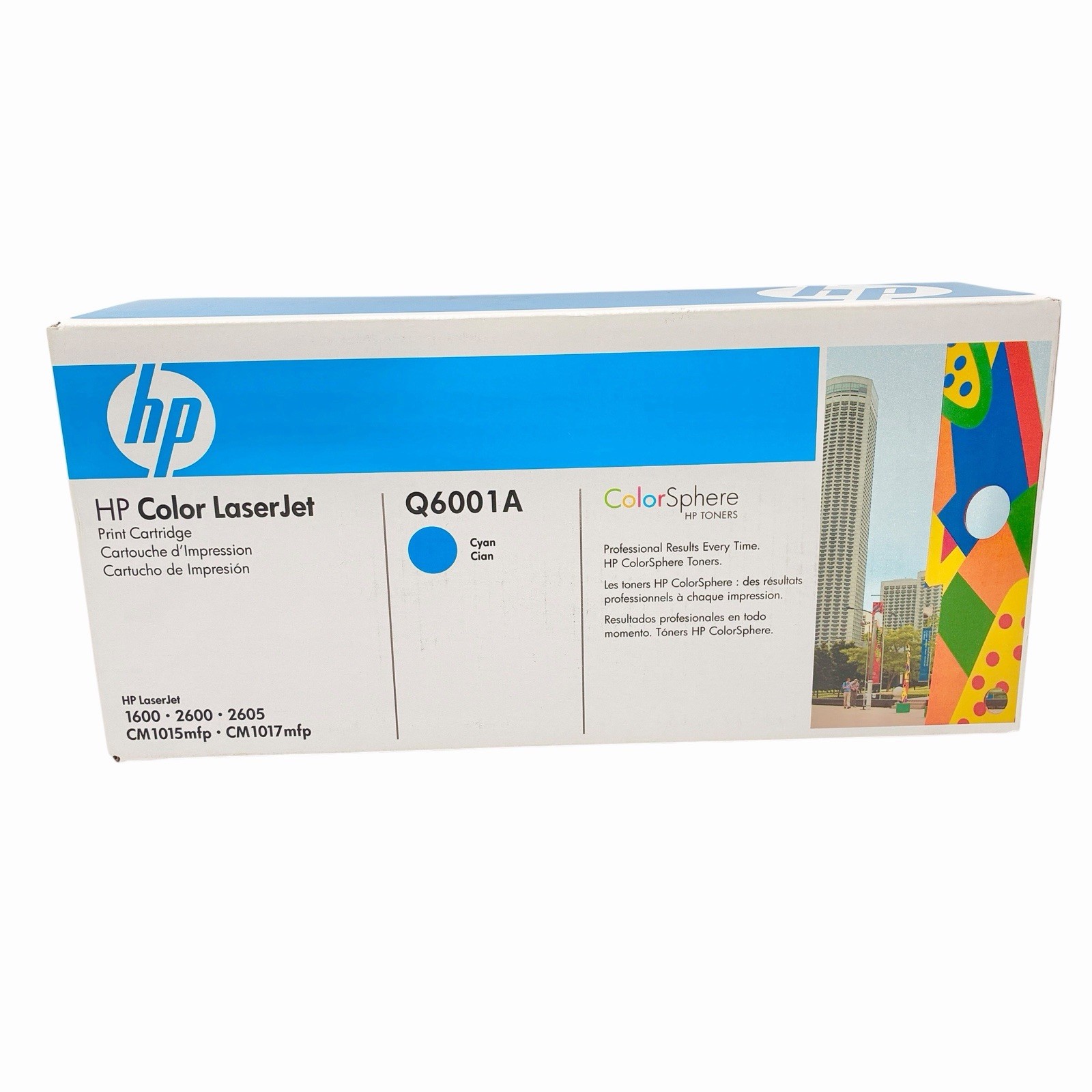 HP Q6000A 124A Cyan Toner Cartridge Genuine OEM LaserJet 1600 2600 2605 NEW
