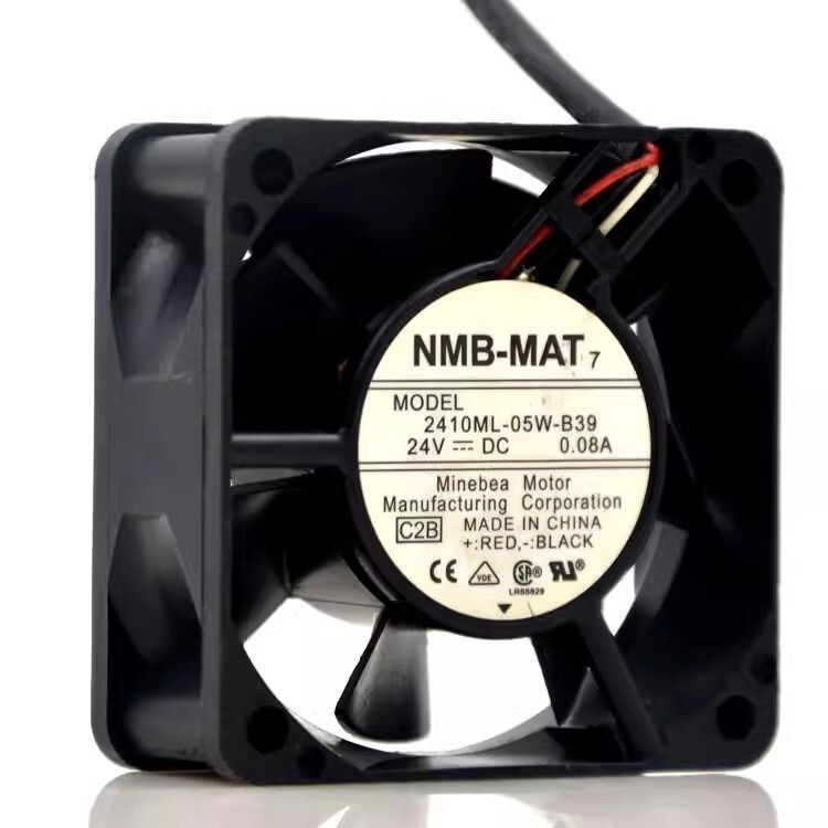 NMB 2410ML-05W-B39 6025 DC24V 0.10A 6CM 3-Wire Cooling Fast shipping 1PCS