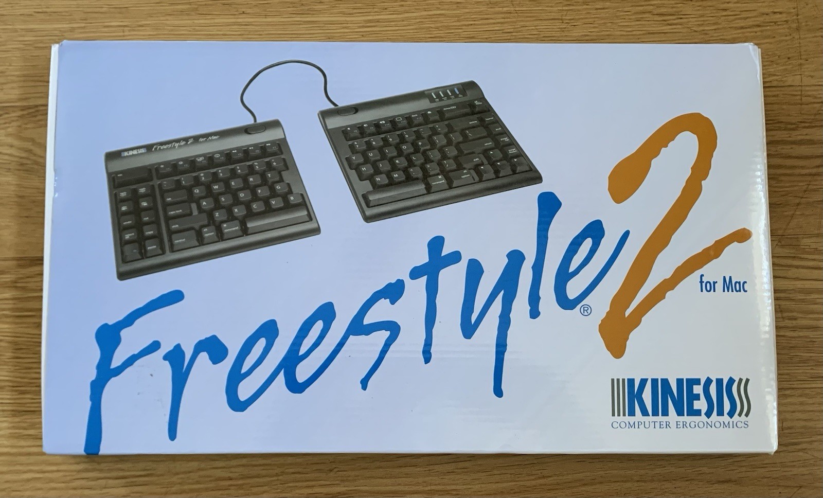 Kinesis Freestyle2 For Mac Split Keyboard Black Wired USB KB800HMBUS New