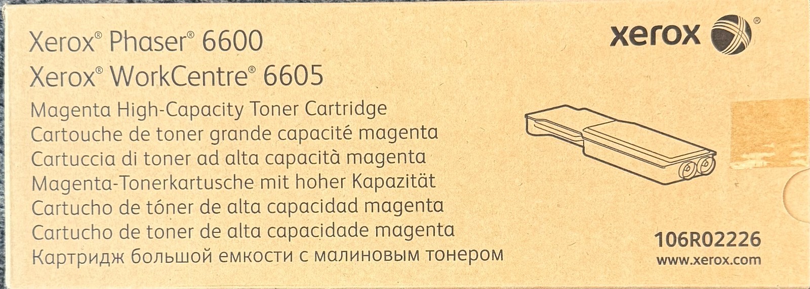 Xerox 106R02226 Magenta Toner Cartridge