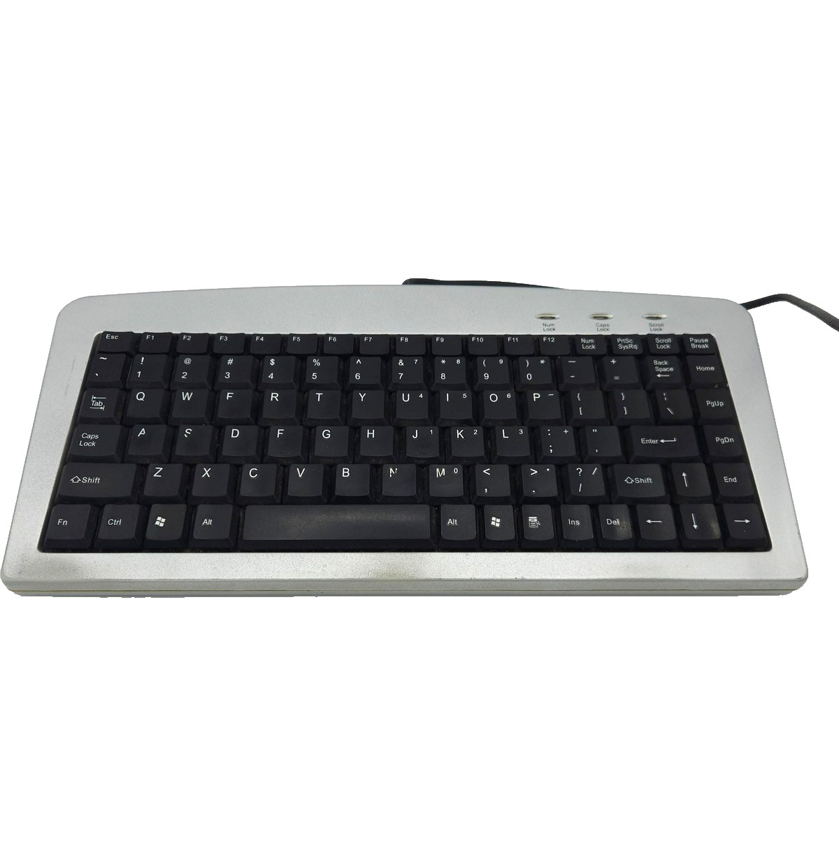 Vintage Adesso AKB-901 Slim USB Wired Keyboard Black QWERTY 2005 Plug Play PC