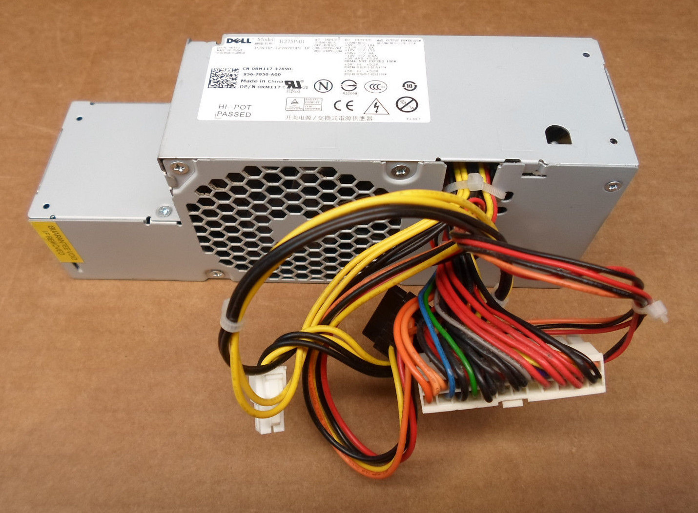 Dell Optiplex 330 745 755 275W Power Supply PW124 WU142 RM117 0RM117 H275P-01 