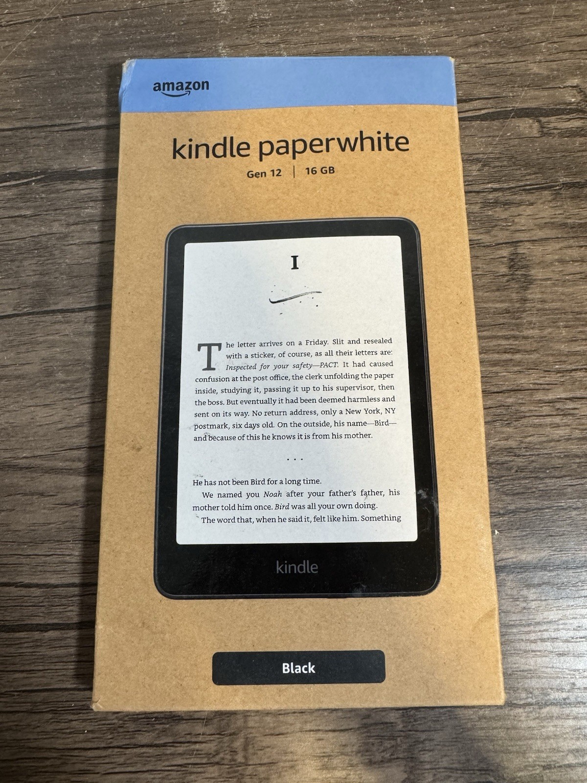 Amazon Kindle Paperwhite (12th Gen) 16GB 7" Screen E-Reader Black NEW SEALED