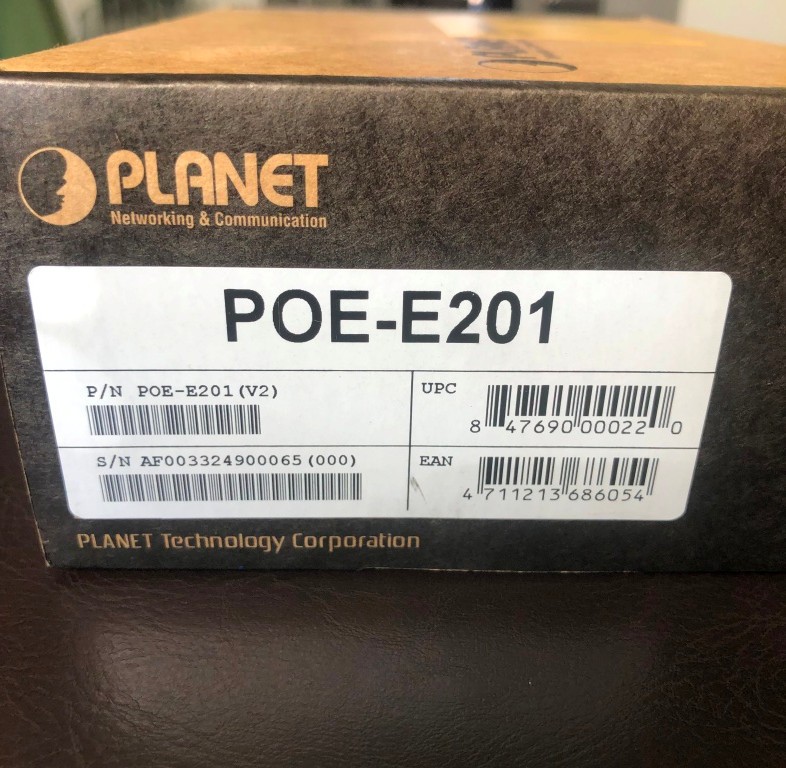 Planet POE-E201 Power Over Gigabit Ethernet Data Extender + Daisy Chain