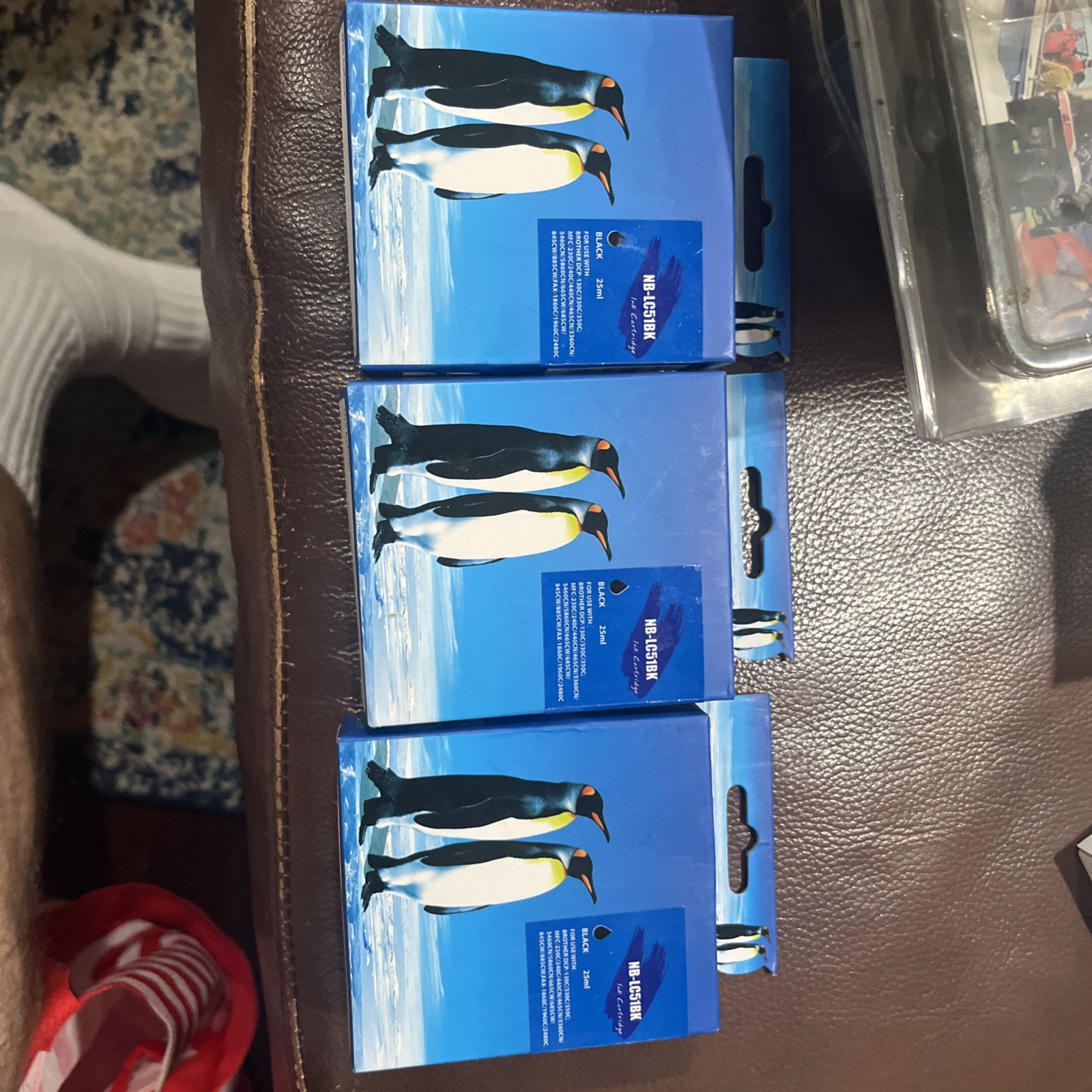 Brother LC 51 BK Ink cartridge new in box never opened 3 Total