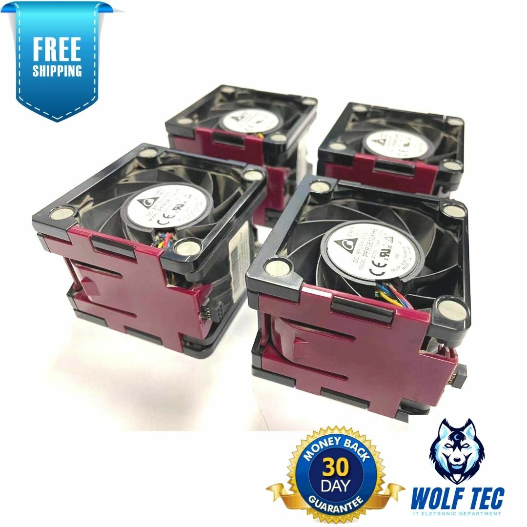 Lot of 4 HP 662520-001 Hot Plug Fan Module for DL380p Gen8 Servers 654577-002