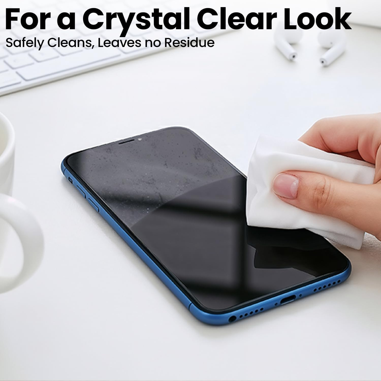 Screen Wipes (150 Pack) - Electronic Wipes, Computer Screen Cleaner Wipes for...