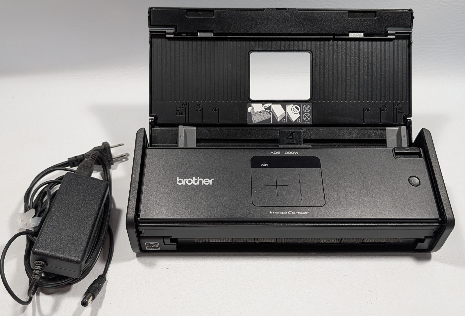 Brother ADS-1000W ImageCenter Wireless Color Scanner Tested with AC Adapter