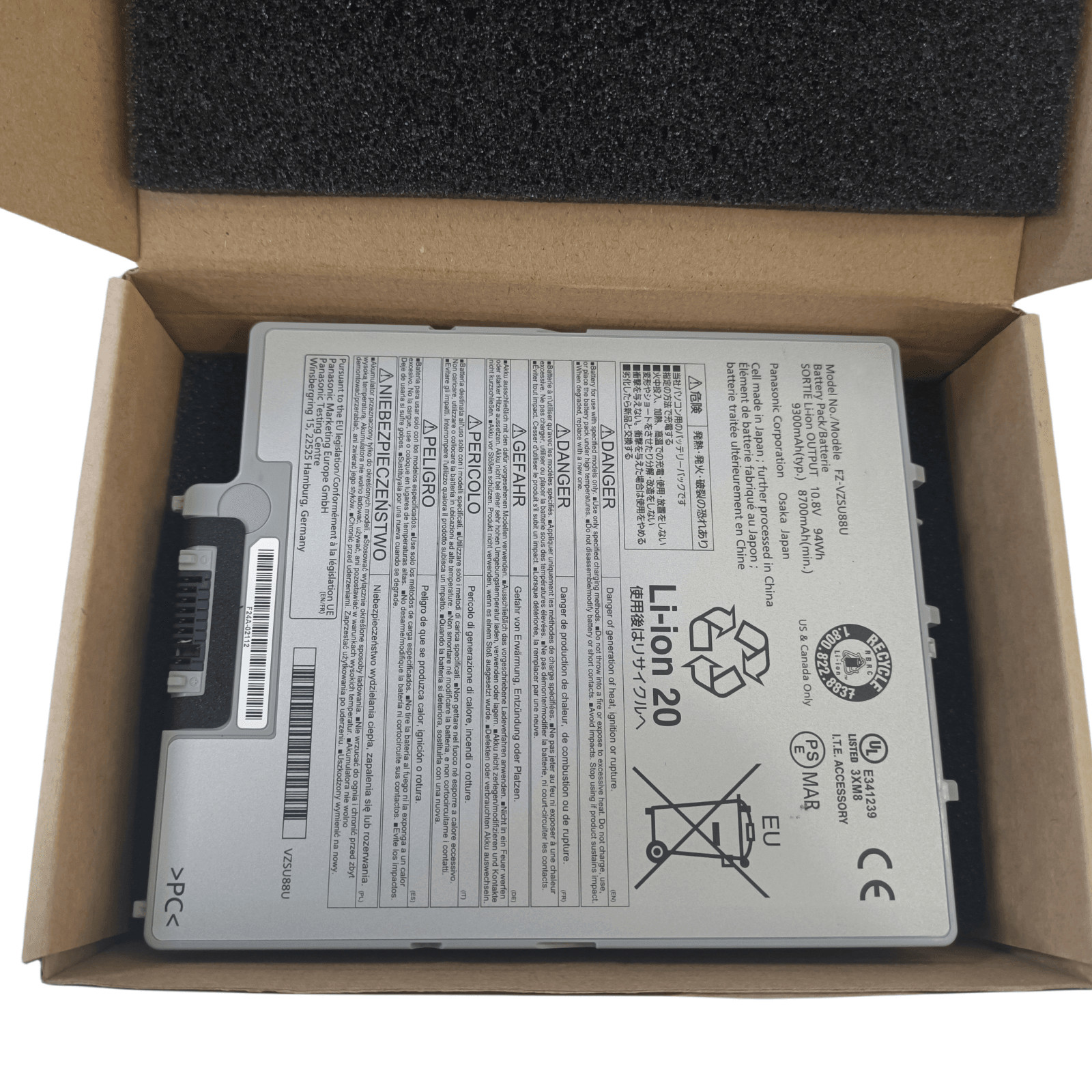 New FZ-VZSU88U 94Wh  10.8V Battery for Panasonic PANASONIC Toughpad FZ-G1 FZG1