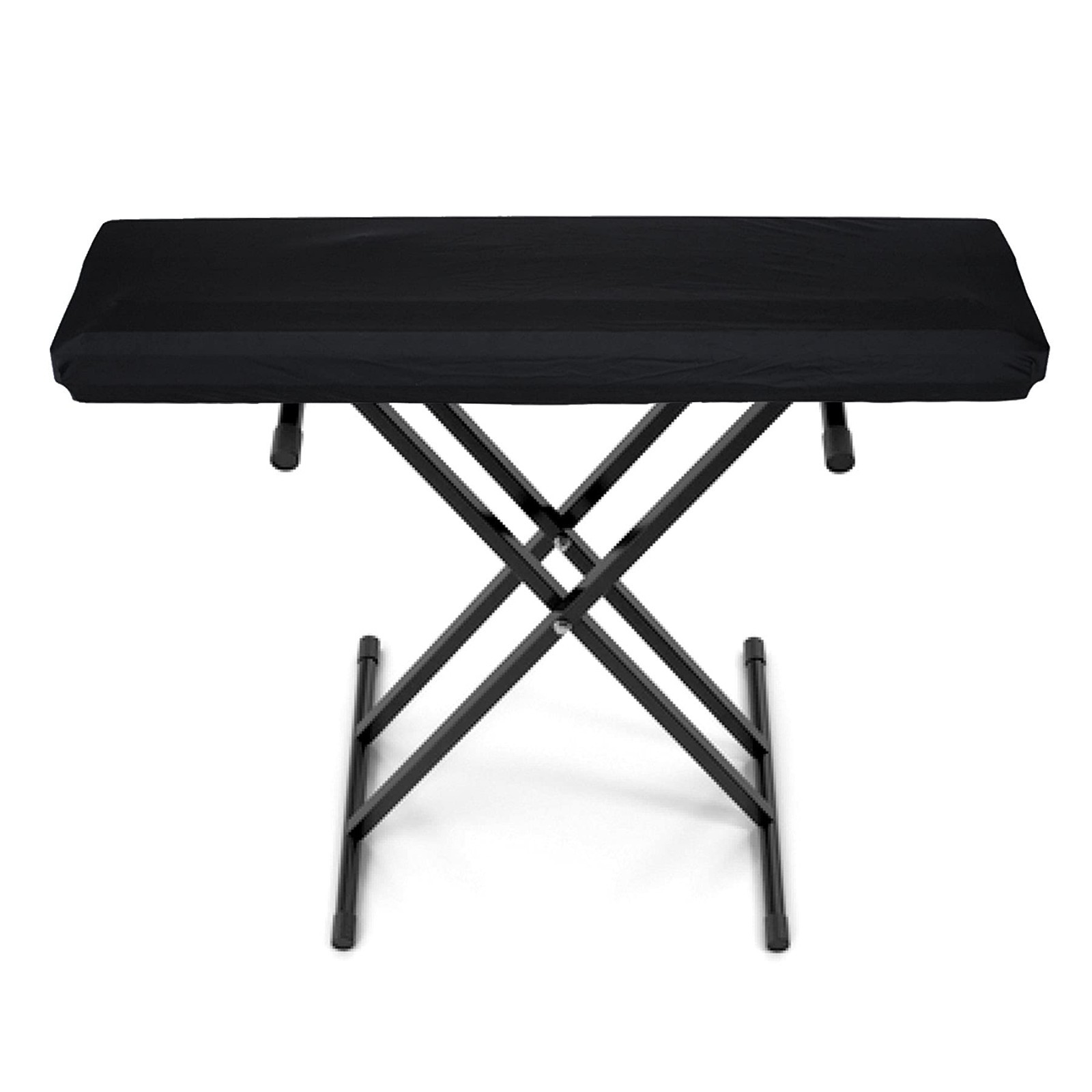 Stretchable Digital Piano Keyboard Dust Cover for 61/73/76 Keys - Black Protecto