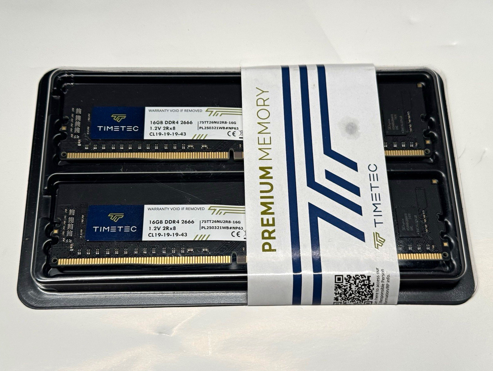 Timetec Premium Memory 32GB Kit (2x16GB) DDR4-2666 UDIMM
