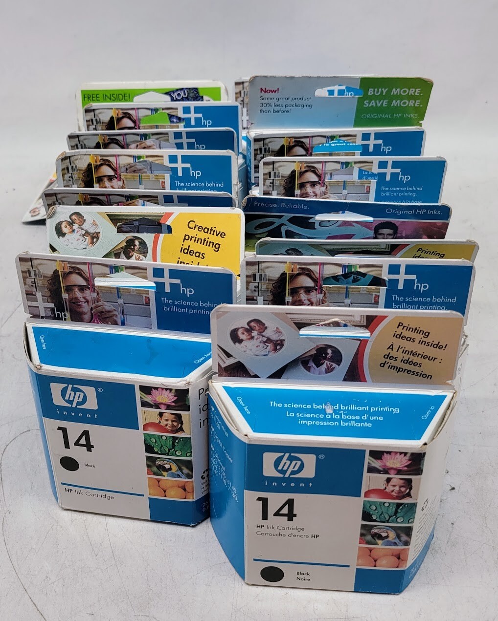 Lot of 18 HP 14 C5011DN Black Print Cartridge INK exp-2006