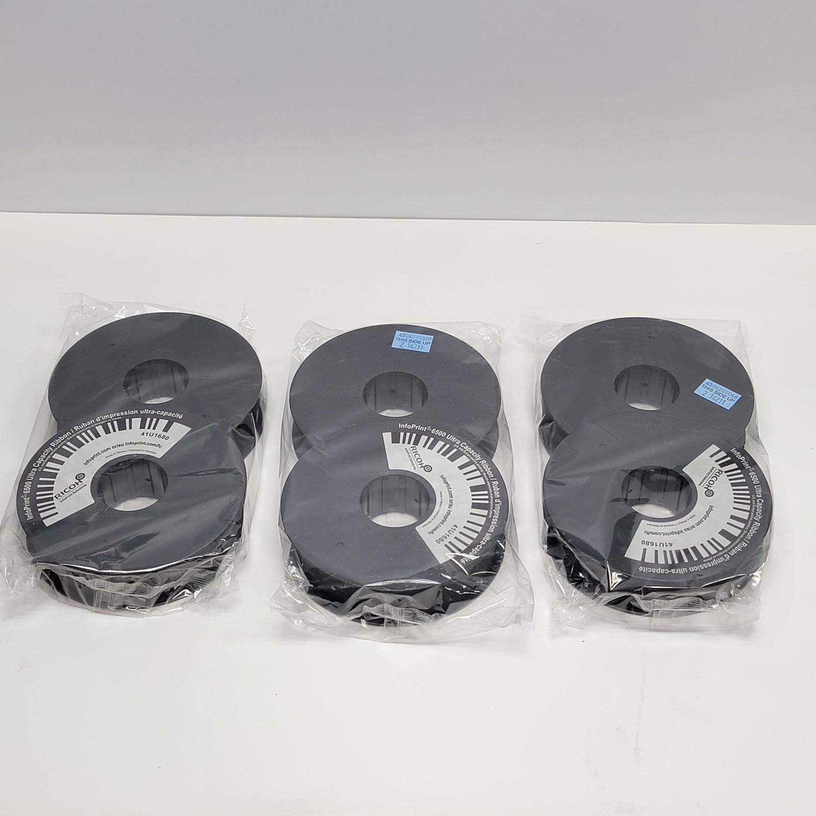 3 NEW SEALED PACKS - Genuine Ricoh 41U1680 Ultra Capacity Ribbon InfoPrint 65